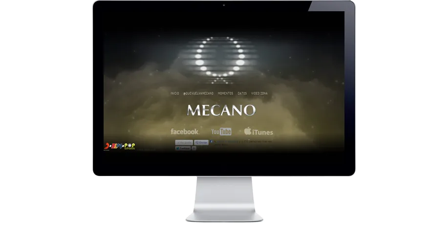 Web oficial de Mecano